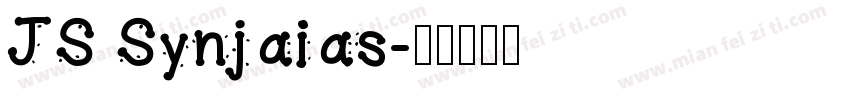 JS Synjaias字体转换